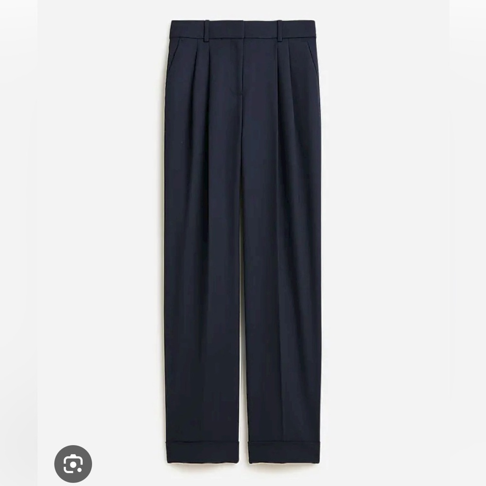 NWT J. Crew Wide leg essential pant in Italian city wool blend
